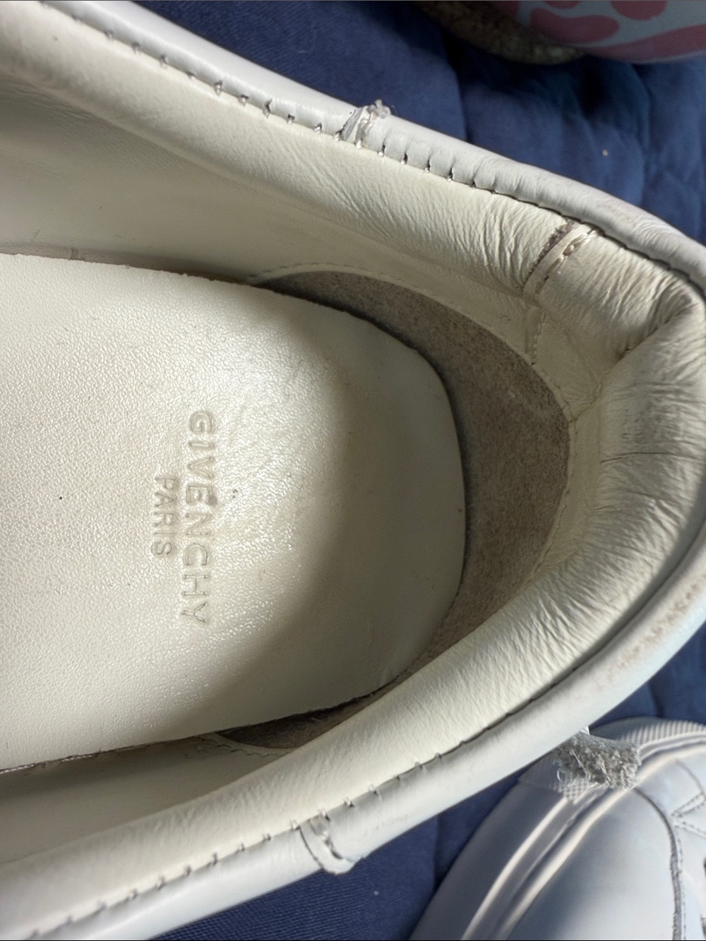 Givenchy Urban Street Leather Sneakers | White Size 38 - Picture 6 of 9